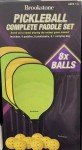 Pickleball Paddle Set with 4 Paddles & 8 Balls