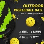 Warping Point Outdoor Pickleball Balls - 4 Pack