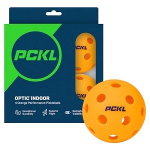 PCKL Optic Speed Pickleballs - Indoor/Outdoor 4-Pack