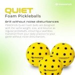 P PIKKOFUN Foam Pickleball Balls for Quiet Practice