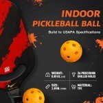 Warping Point Set of 4 Indoor Pickleball Balls