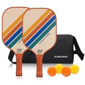 Pickleball Paddles Set with Balls and Bag