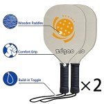 Zdgao Pickleball Set with 4 Paddles and Net