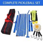 Zdgao Pickleball Set with 4 Paddles and Net