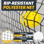 JAYA Portable Pickleball Net with Unique Ball Holder
