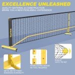 TYRSEN Portable Pickleball Net System with Wheels