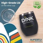 Dink Responsibly Pickleball Stainless Steel Cup