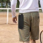 Portable Pickleball Storage Bag with Hook - Black