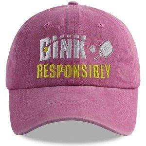 Pickleball Adjustable Embroidered Baseball Caps