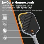 JOJOLEMON Raw Carbon Fiber Pickleball Paddle - Gray