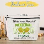 Luvsweets Fun Pickleball Makeup Bag for Women