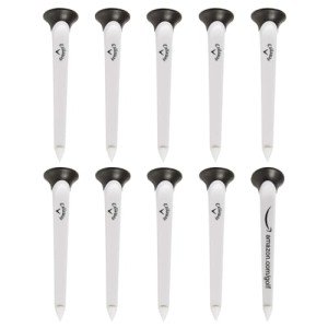 Callaway 10-Pack White Plastic Golf Tees