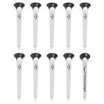 Callaway 10-Pack White Plastic Golf Tees