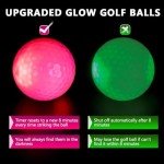 Glow in The Dark LED Golf Balls - 6 Pack
