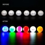 Glow in The Dark LED Golf Balls - 6 Pack