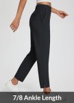 Baleaf Women's Stretch Golf Pants with Zipper Pockets