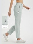 BALEAF Women's Lightweight Stretch Golf Pants - Light Gray