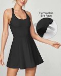 Women's Athletic Golf Dress with Built-in Shorts
