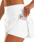 Women's High-Waisted Tennis Golf Skirt with Pockets