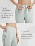 BALEAF Women's Lightweight Stretch Golf Pants - Light Gray