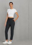 Baleaf Women's Stretch Golf Pants with Zipper Pockets