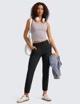 Women's 4-Way Stretch Ankle Golf Pants - Black