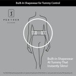 PGA TOUR Women's Black Iris Golf Pants with Tummy Control