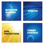 PGA TOUR Women's Black Iris Golf Pants with Tummy Control