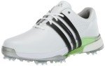 adidas Men's Tour360 24 Golf Shoes - White/Black/Green