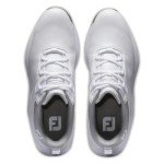 FootJoy Men's Prolite Golf Shoes, White/Grey, Size 10.5