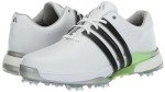 adidas Men's Tour360 24 Golf Shoes - White/Black/Green