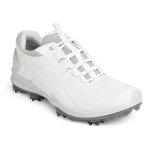 ECCO Men's Waterproof Golf Shoes - White, Size 12-12.5