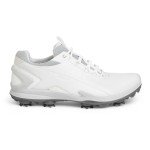 ECCO Men's Waterproof Golf Shoes - White, Size 12-12.5