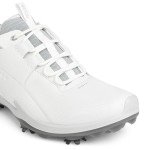 ECCO Men's Waterproof Golf Shoes - White, Size 12-12.5