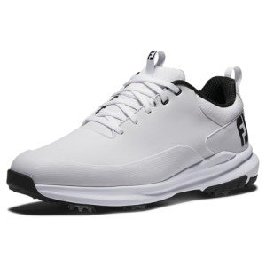 FootJoy Men's Tour Rival Golf Shoe - White/Black 10.5