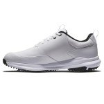 FootJoy Men's Tour Rival Golf Shoe - White/Black 10.5