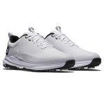 FootJoy Men's Tour Rival Golf Shoe - White/Black 10.5