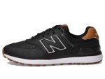New Balance Men's 574 Greens Golf Shoes - Black/Gum