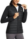 BALEAF Women's Lightweight Golf Winter Jacket - Black