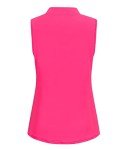 Vidusou Women's Moisture-Wicking Golf Polo Shirt - Rose Red