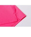 Vidusou Women's Moisture-Wicking Golf Polo Shirt - Rose Red