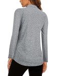 Koscacy Women's Lightweight V-Neck Golf Shirt
