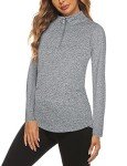 Koscacy Women's Lightweight V-Neck Golf Shirt