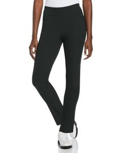PGA TOUR Women's Tummy Control Golf Pants, Black