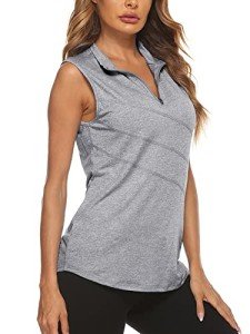 Koscacy Women's Quick Dry Golf Polo Shirt