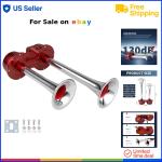 Loud Dual Trumpet Electric Horn Kit for Vehicles