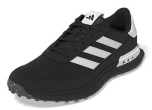 adidas S2G Spikeless Leather Golf Shoes - Black/White