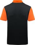 ZITY Men's Moisture-Wicking Golf Polo - Black Orange