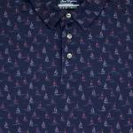 Ben Hogan Men’s Navy Sailboat Performance Golf Polo