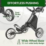 CaddyTek Lite 8 Blue Golf Push Cart